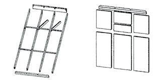 Pfosten-Riegel-Konstruktion und Rahmenkonstruktion